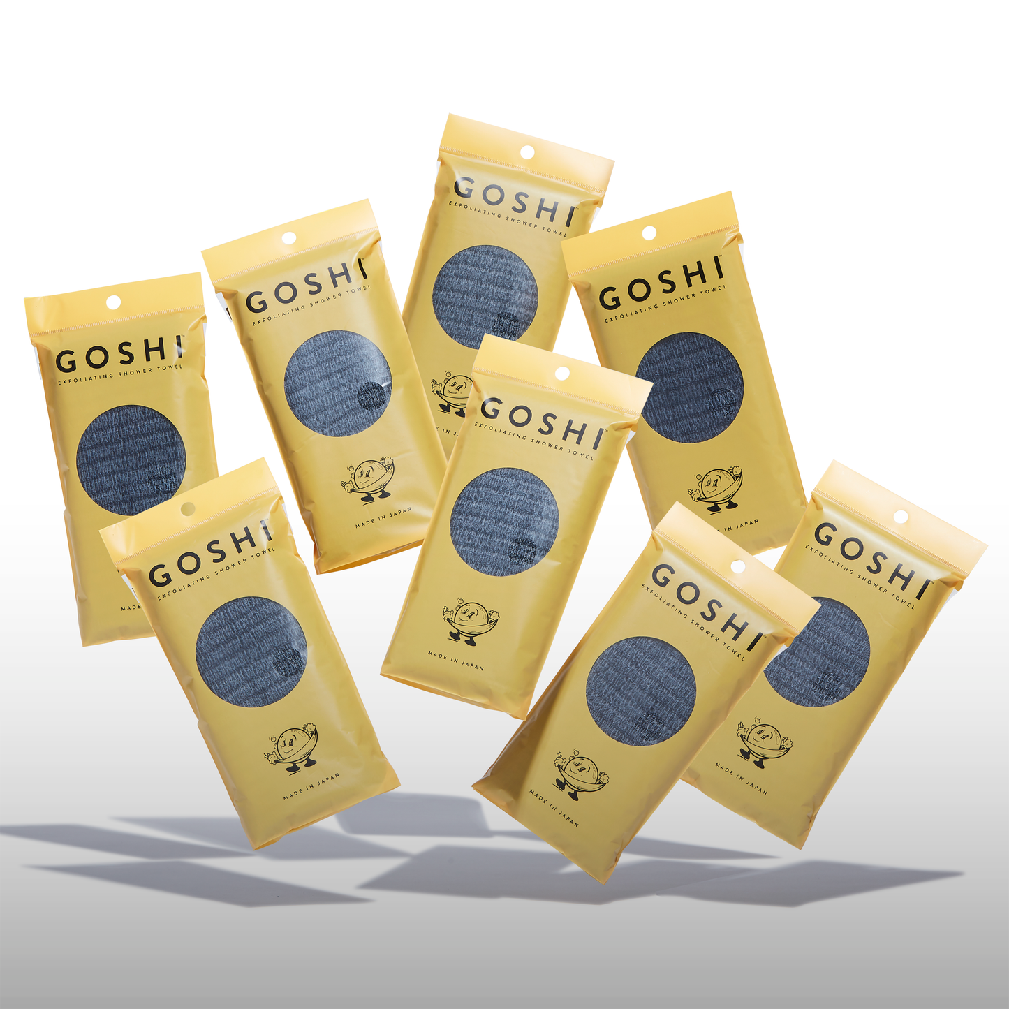 Exfoliating Shower Towel Gray