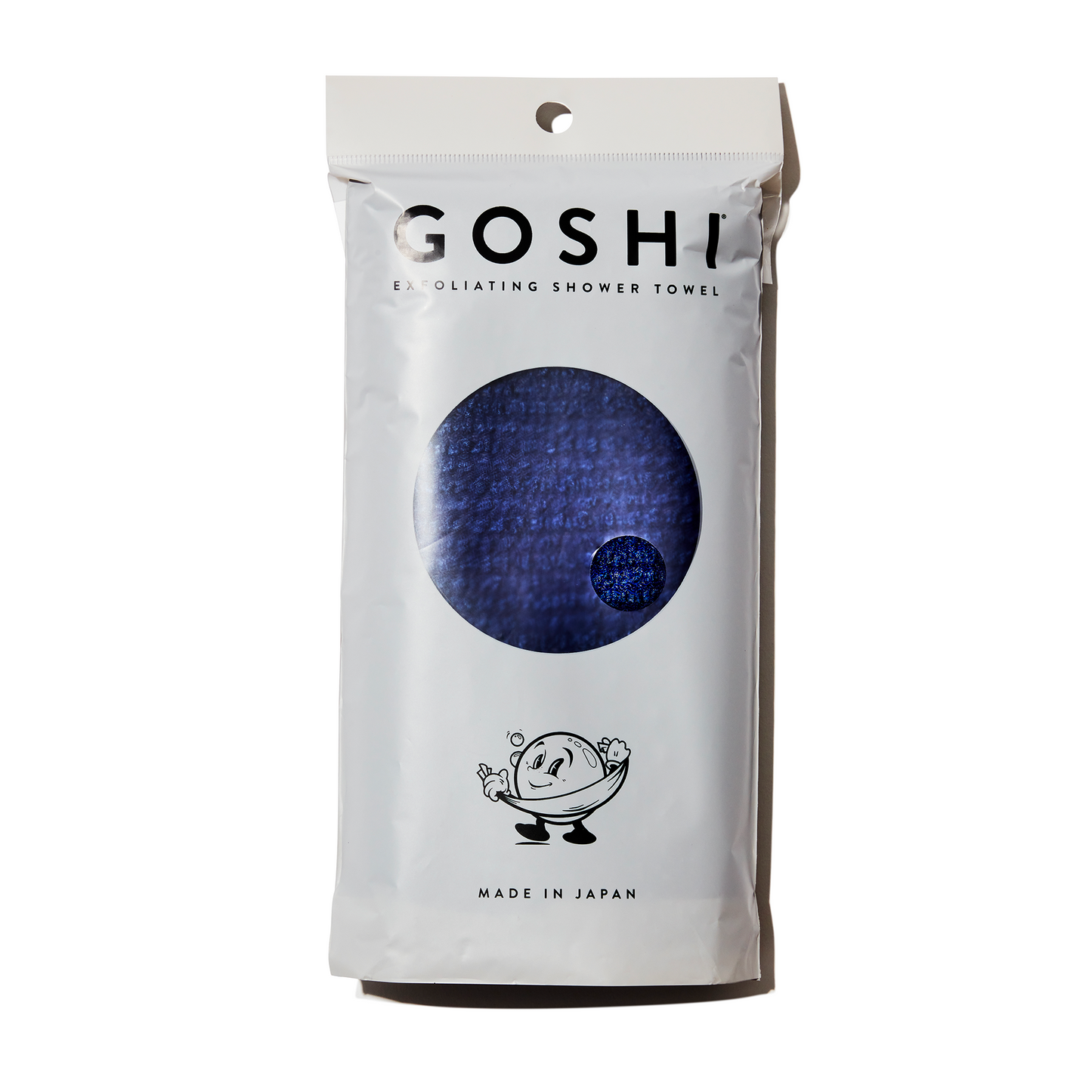 Exfoliating Shower Towel Indigo Blue