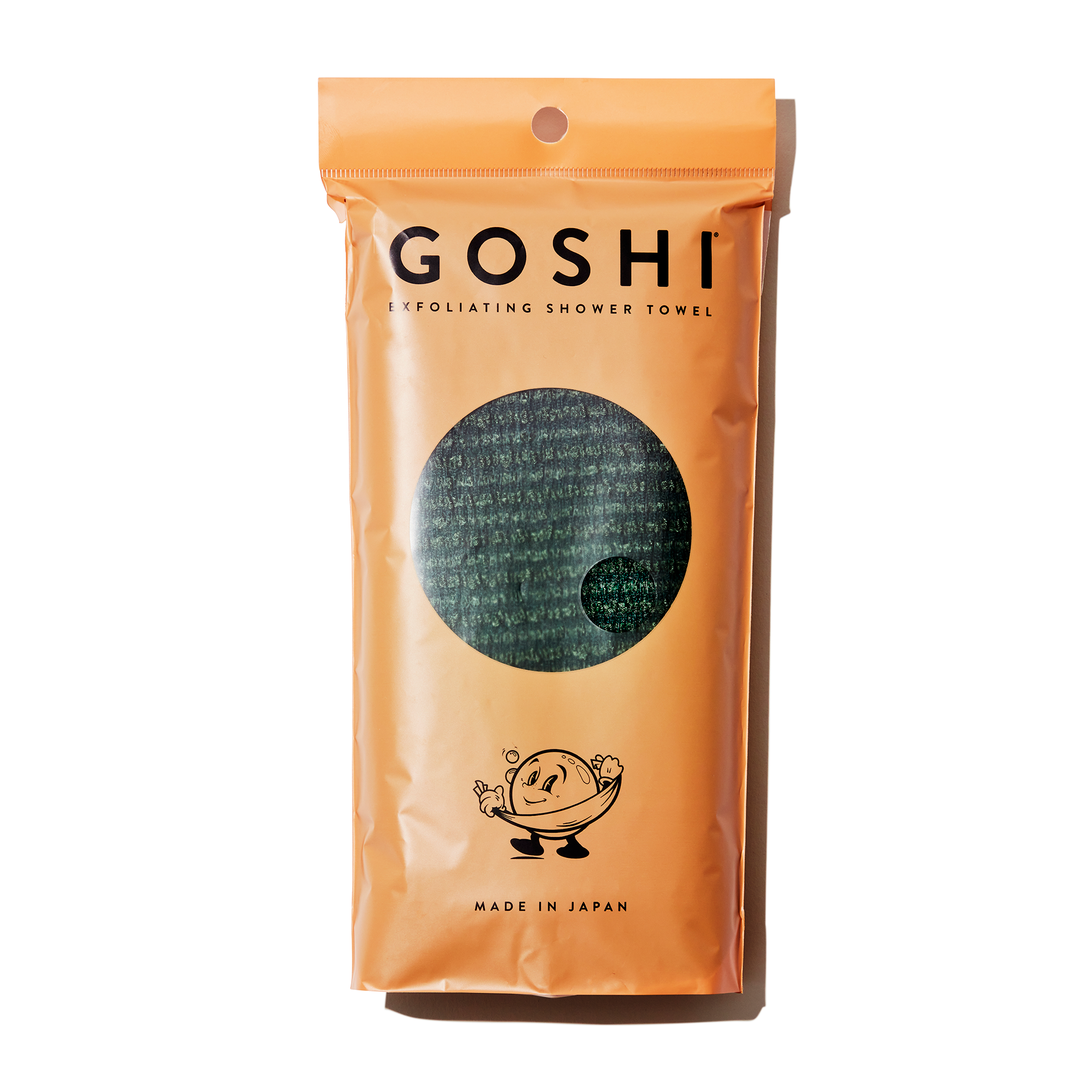Exfoliating Shower Towel Moss Green GOSHI exfoliating-shower-towel-moss-green-goshi