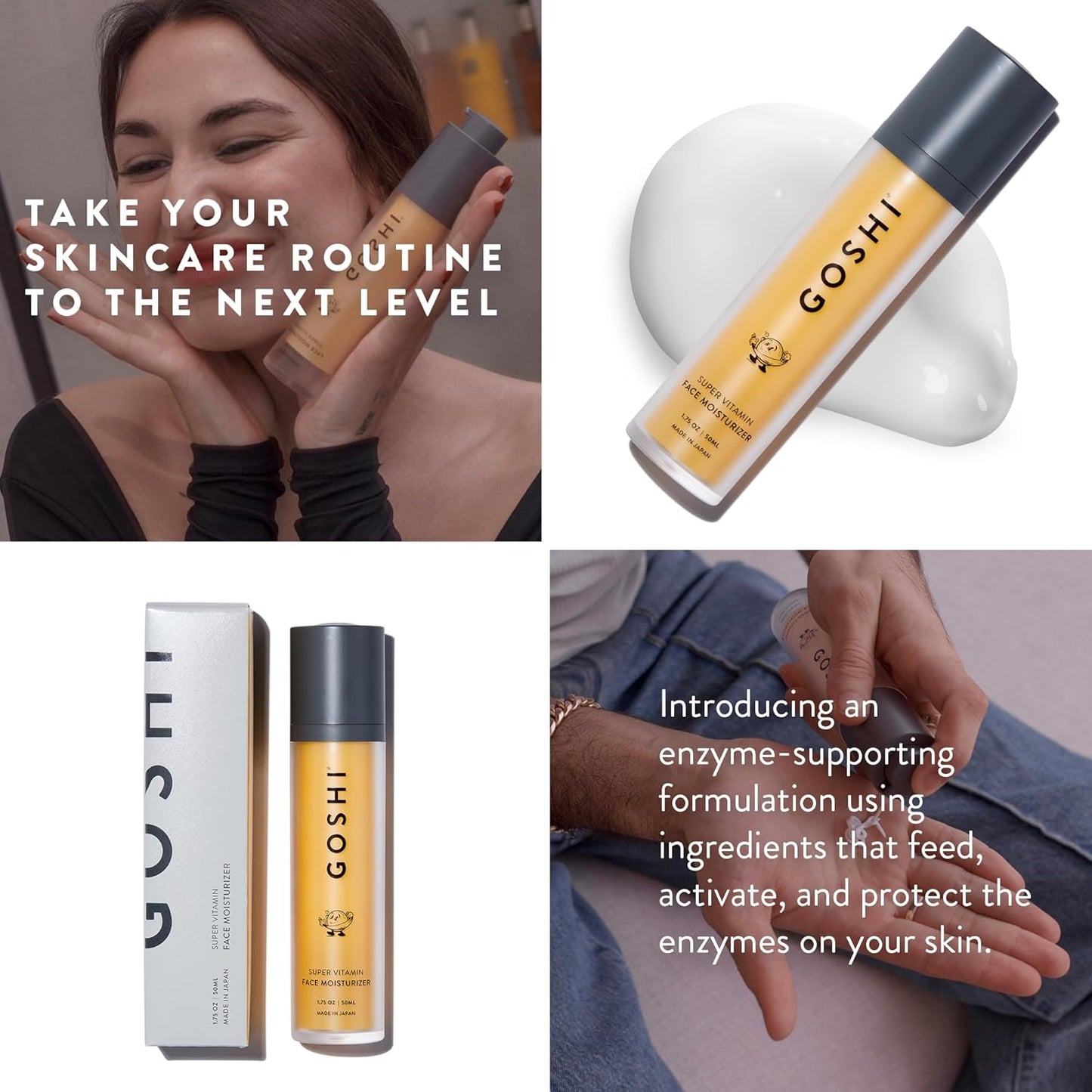 GOSHI japanese face moisturizer with vitamin e